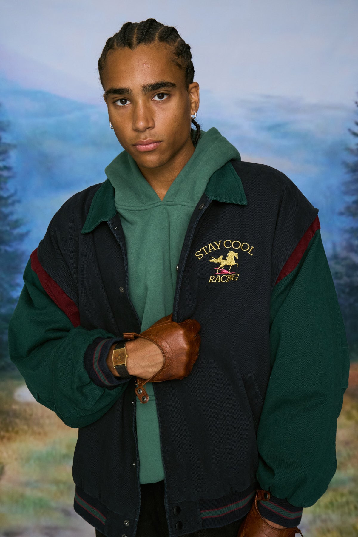 Racing Bomber Jacket/Sweatpants Bundle