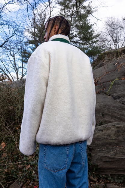 Arctic Sherpa Jacket (Cream/Forest)
