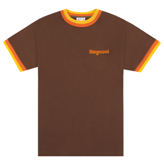 70's Tee (Brown/Multi)