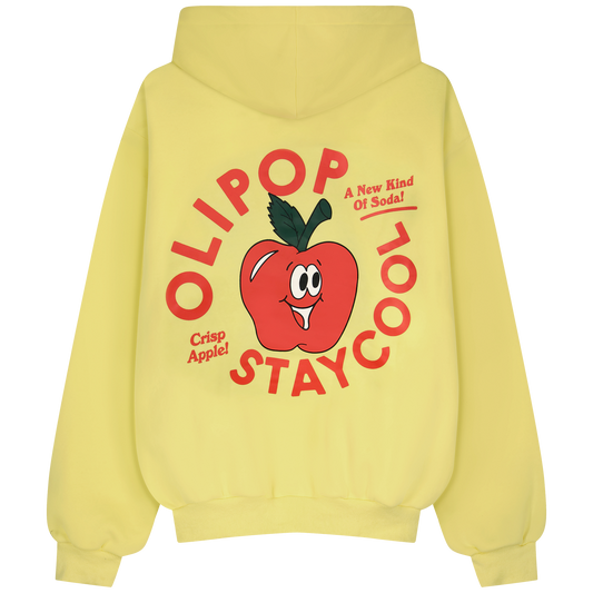 Olipop Crisp Apple Hoodie (Butter)