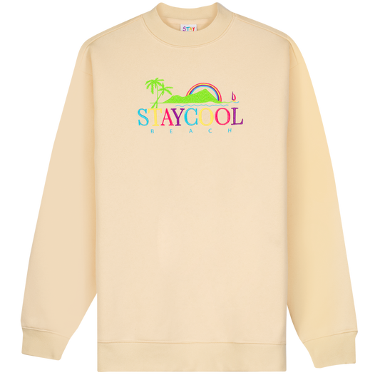 Beach Sweatshirt (Cream)