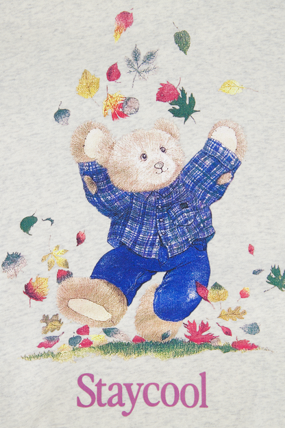Rustic Bear Hoodie (Oatmeal Heather)