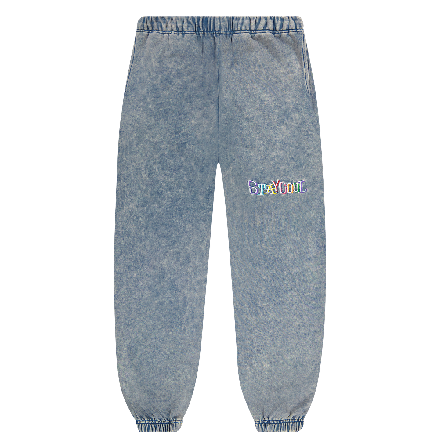 Tribal Acid Wash Sweatpants (Denim)