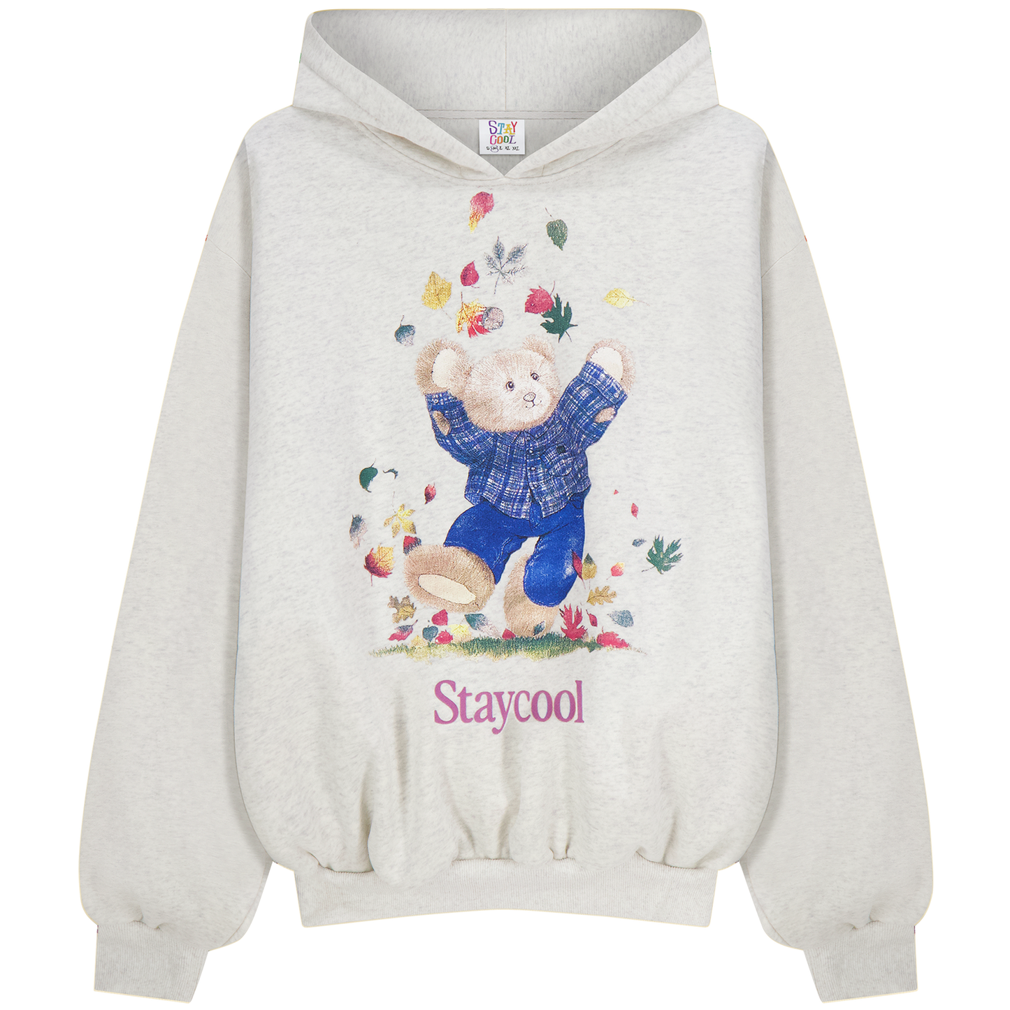 Rustic Bear Hoodie (Oatmeal Heather)