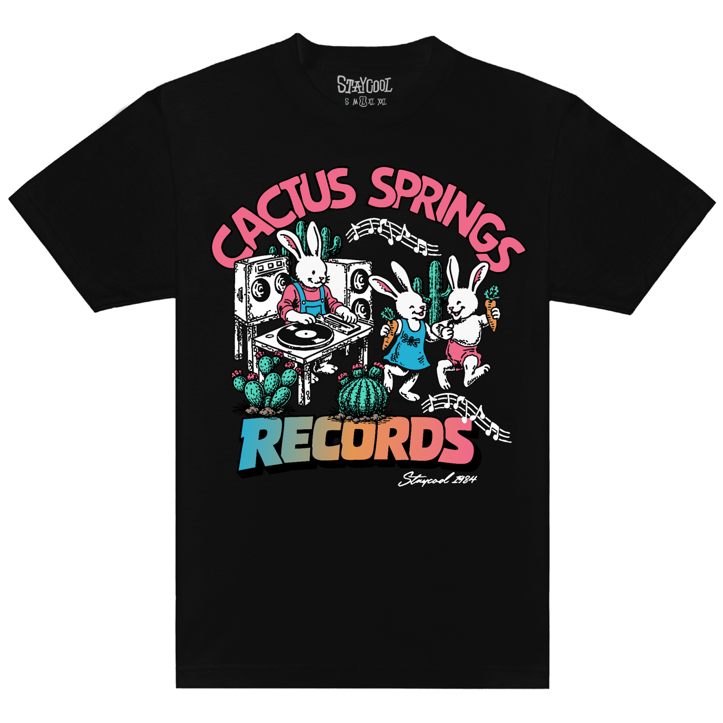 Cactus Spring Tee (black)