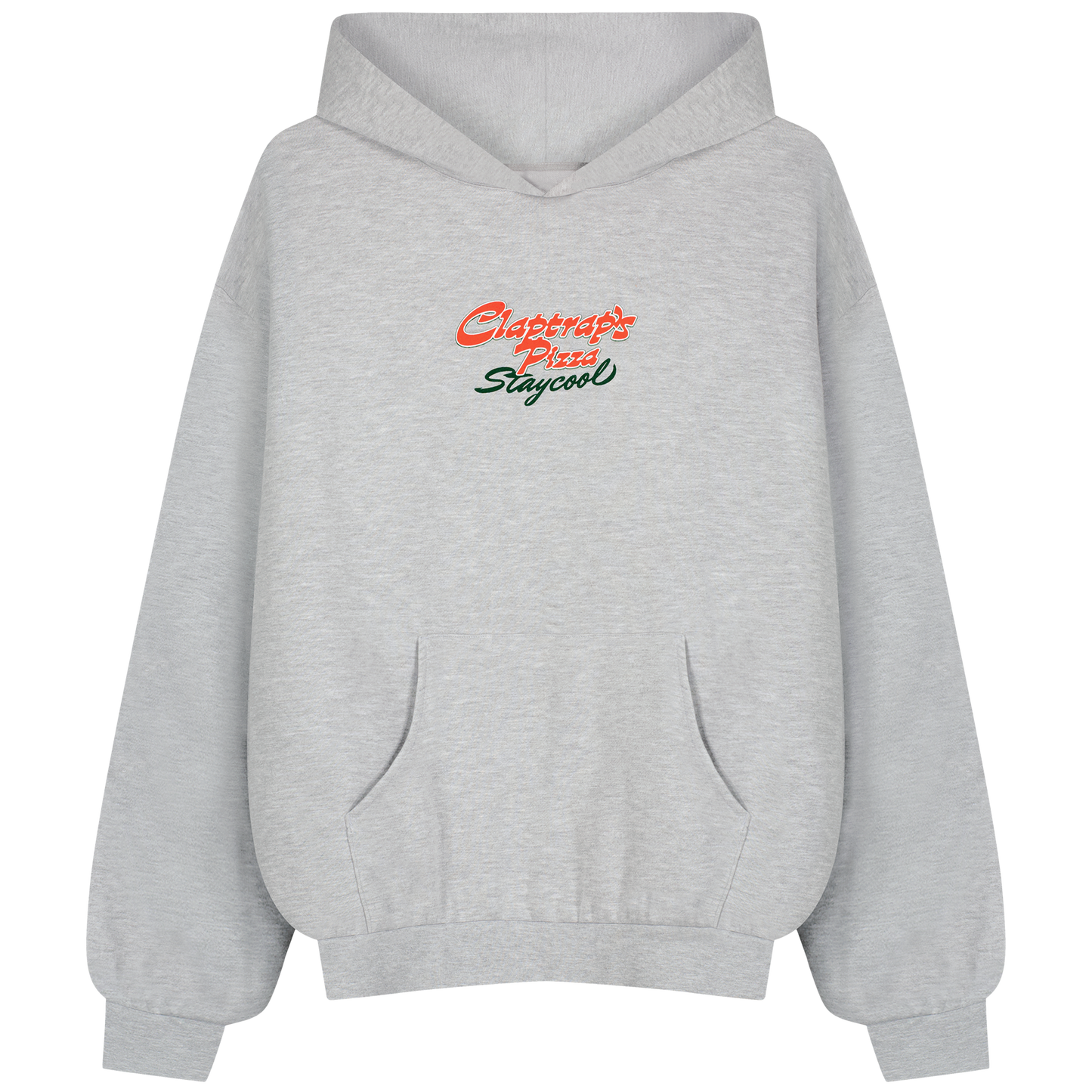 Borderlands Claptrap Pizza Hoodie (Heather Grey)