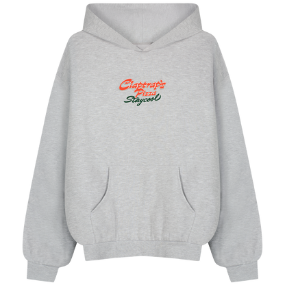 Borderlands Claptrap Pizza Hoodie (Heather Grey)
