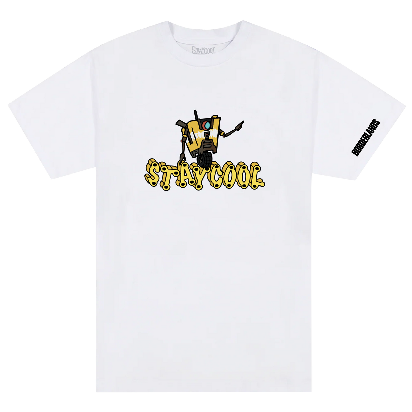Borderlands Claptrap Logo Tee (White)