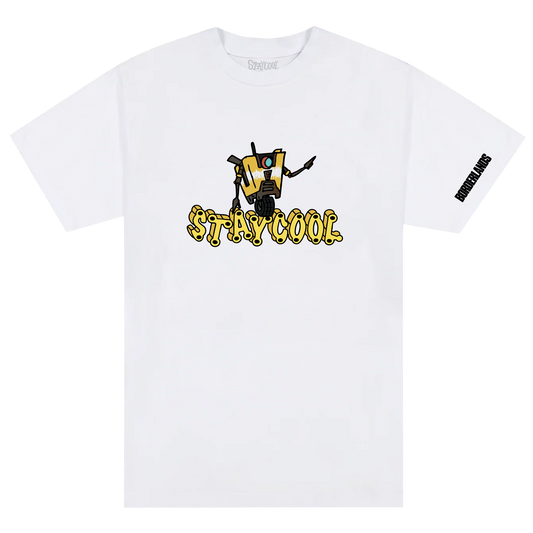 Borderlands Claptrap Logo Tee (White)