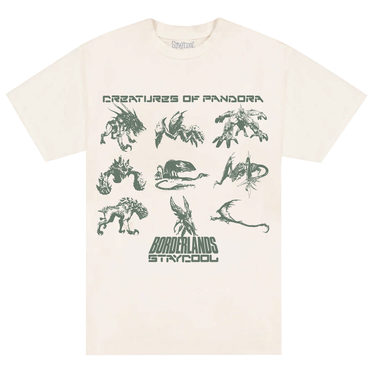 Borderlands Creatures Tee (Cream)