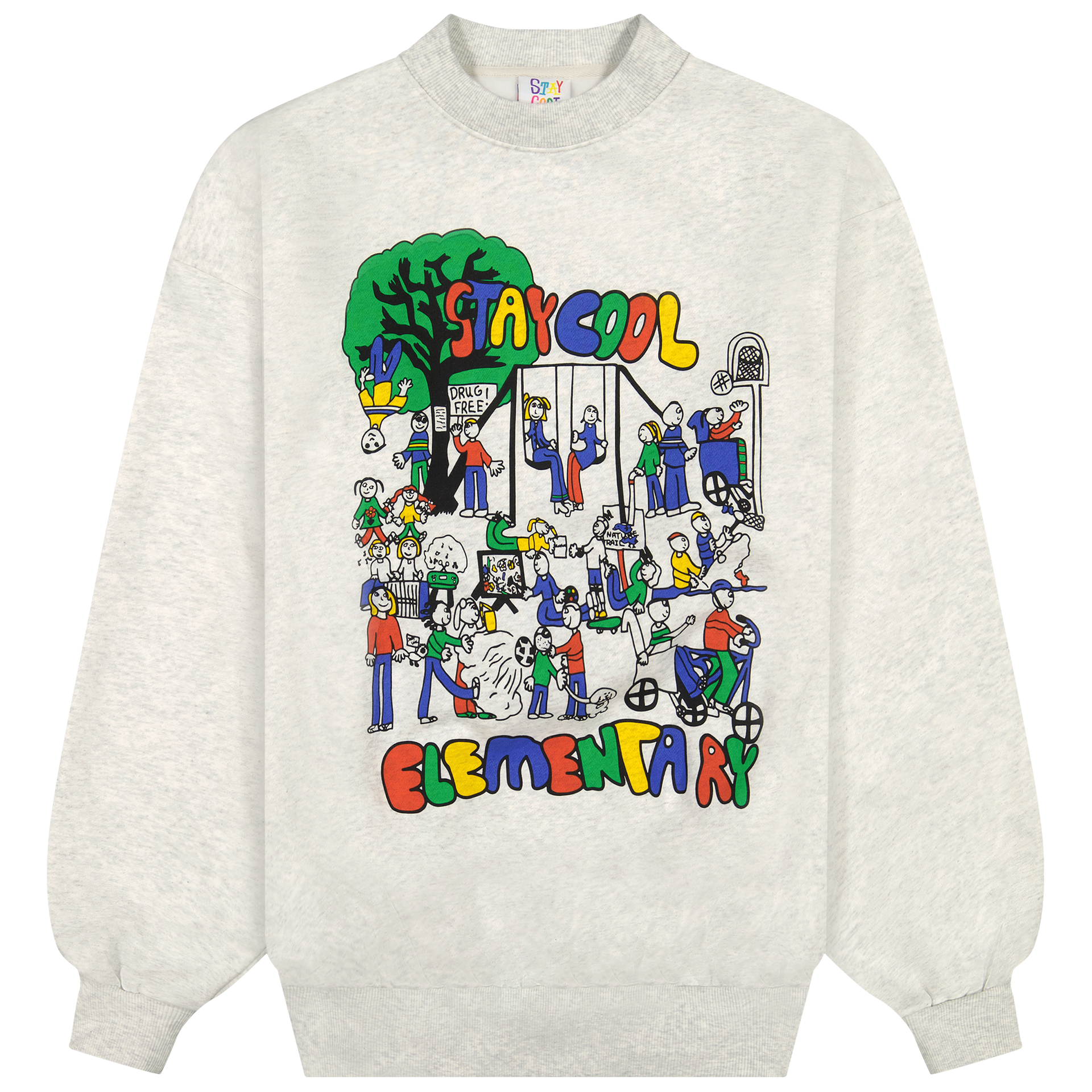 Elementary Sweatshirt (Heather Grey) – Staycoolnyc