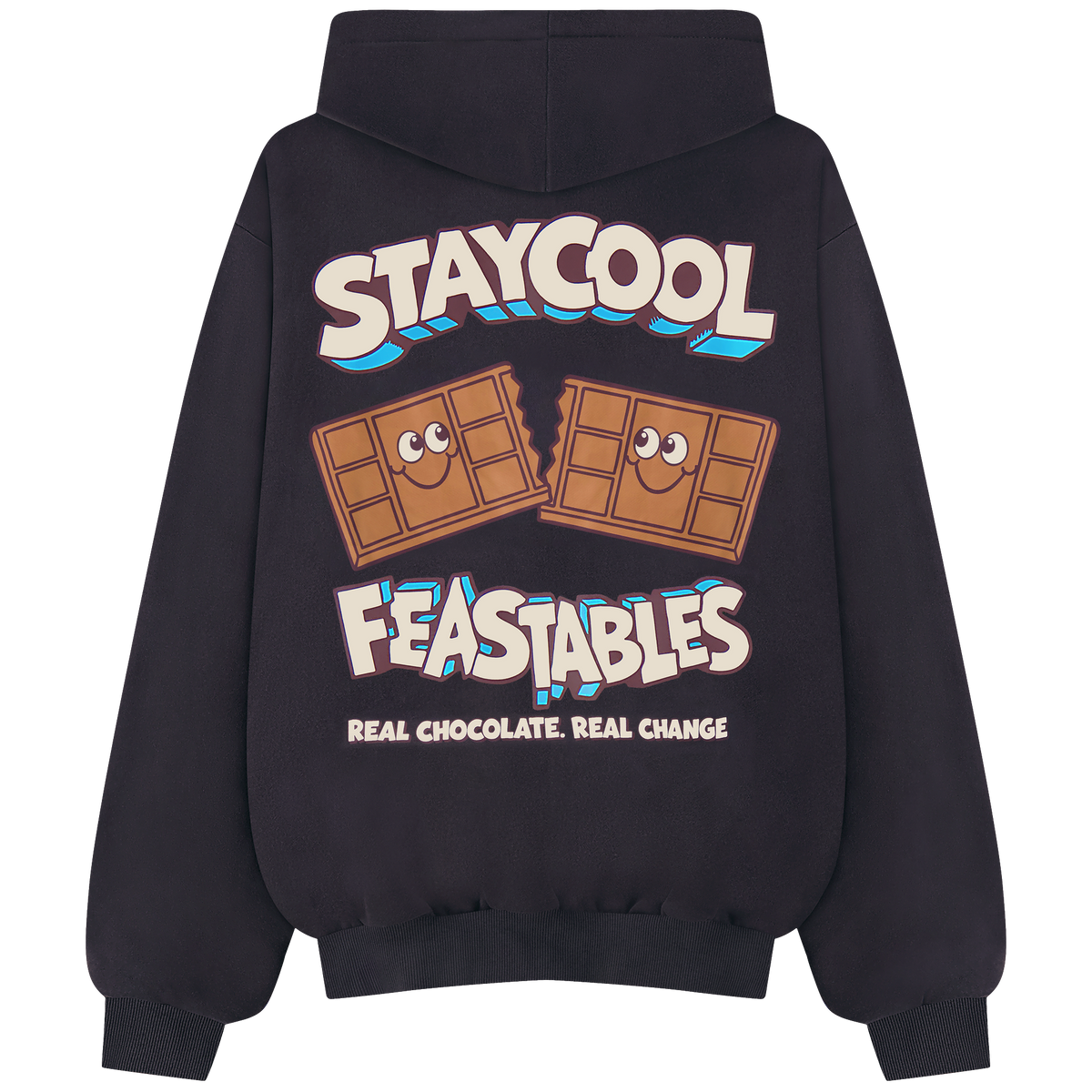 ADULT Staycool X Feastables Hoodie (Charcoal)