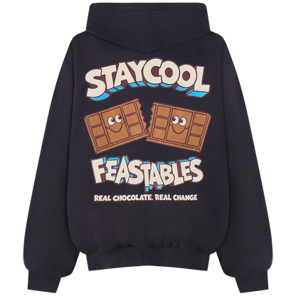ADULT Staycool X Feastables Hoodie (Charcoal)