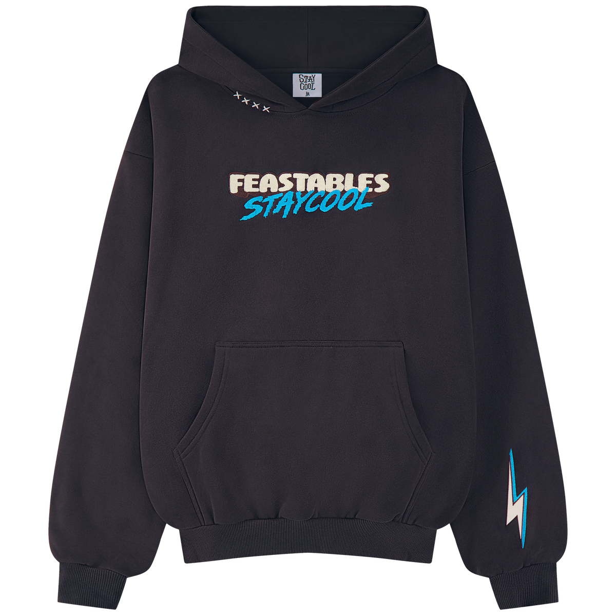 ADULT Staycool X Feastables Hoodie (Charcoal)