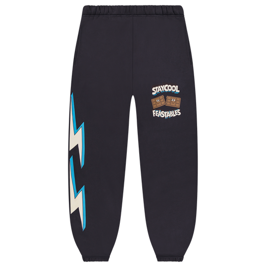 KIDS Staycool X Feastables Jogger Sweatpants (Charcoal)