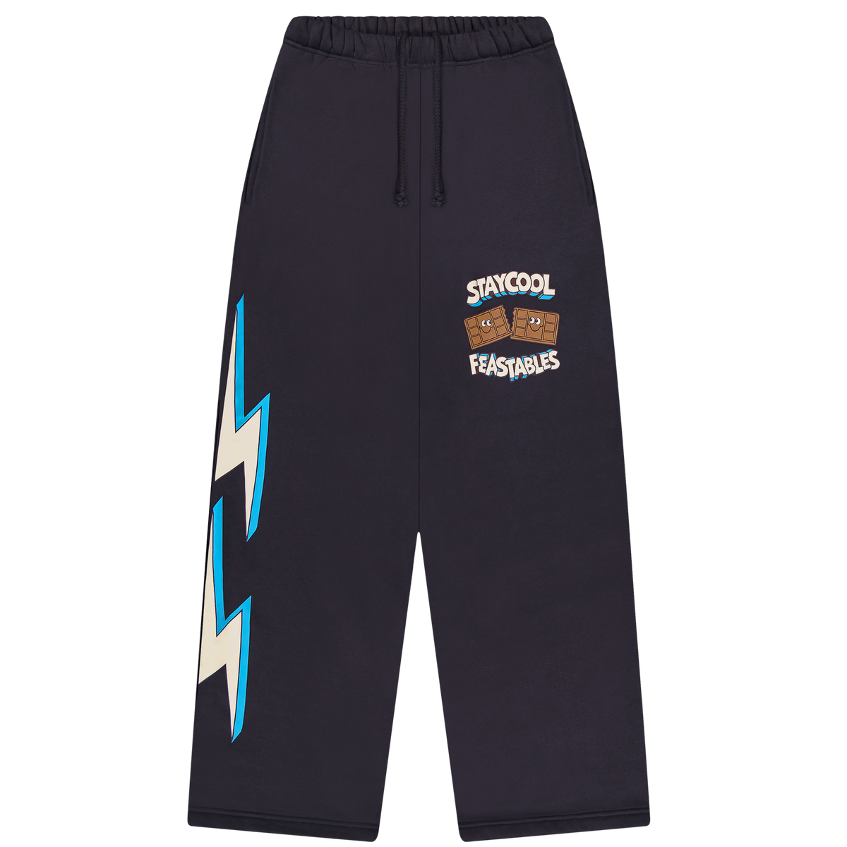 ADULT Staycool X Feastables Straight Sweatpants (Charcoal)