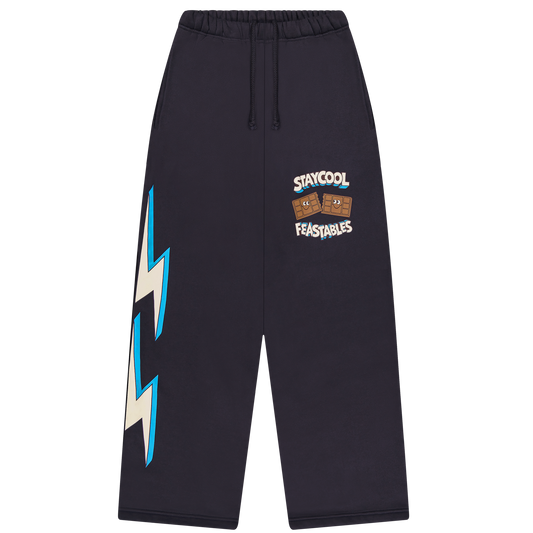 ADULT Staycool X Feastables Straight Sweatpants (Charcoal)