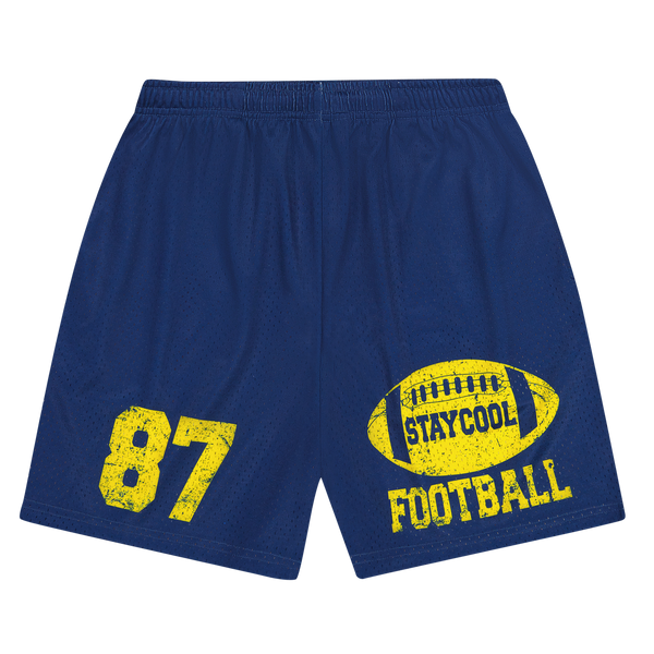 Staycool Football Shorts (Navy Blue) – Staycoolnyc