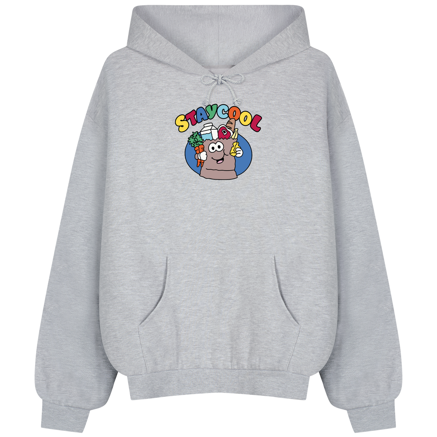 Grocery Hoodie (Heather Grey)