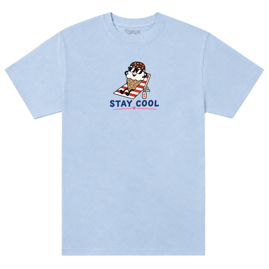 Ice Cream Chill Tee (Light Blue)