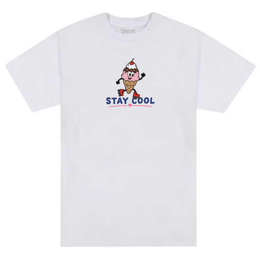 Ice Cream Skate Tee (White)