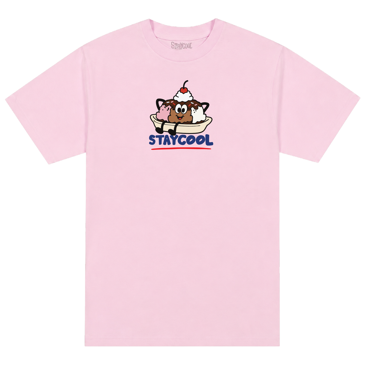 Ice Cream Sundae Tee (Light Pink)