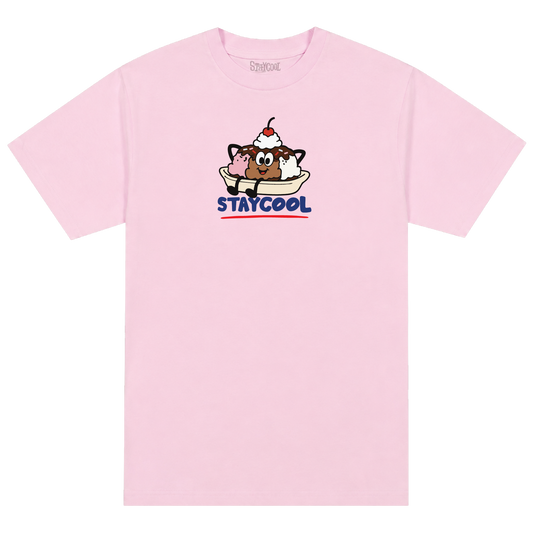 Ice Cream Sundae Tee (Light Pink)