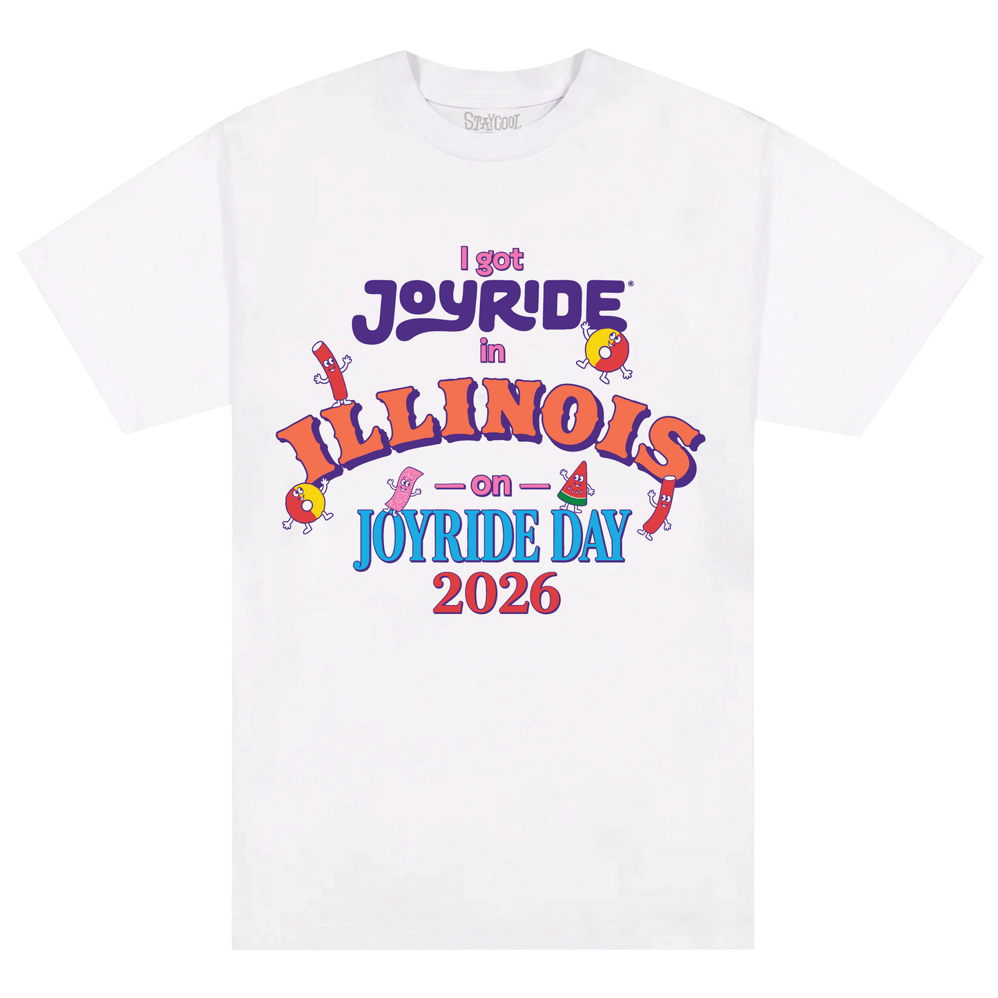 Staycool X Joyride Illinois Tee (White)