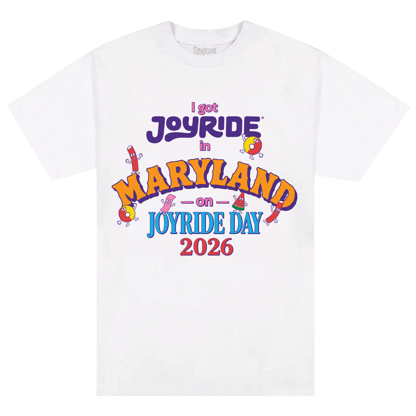 Staycool X Joyride Maryland Tee (White)