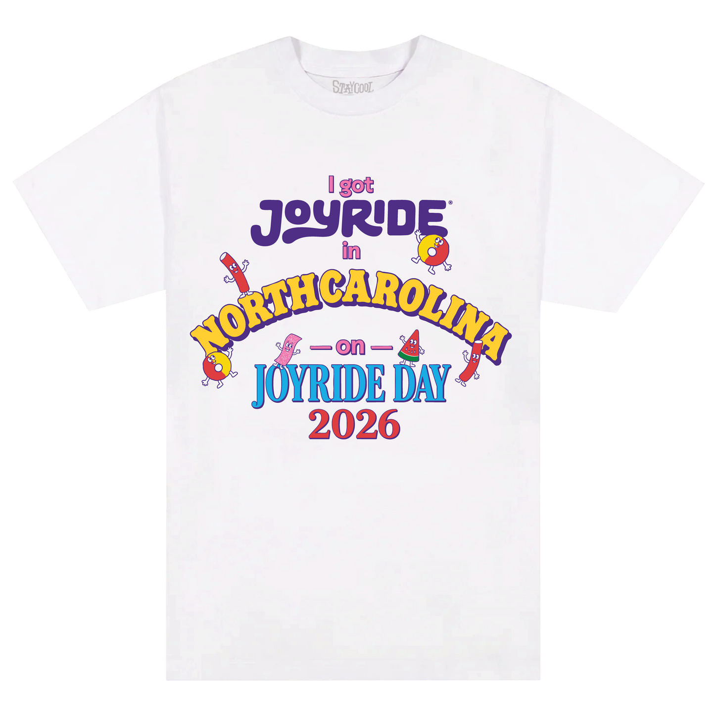 Staycool X Joyride North Carolina Tee (White)