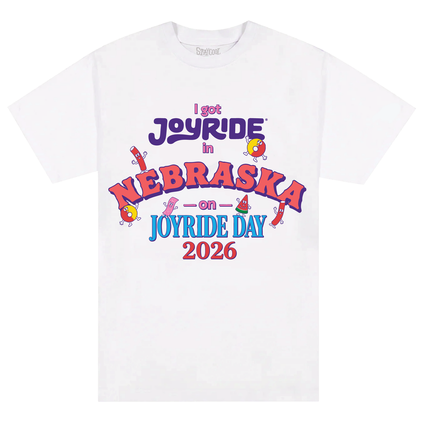 Staycool X Joyride Nebraska Tee (White)