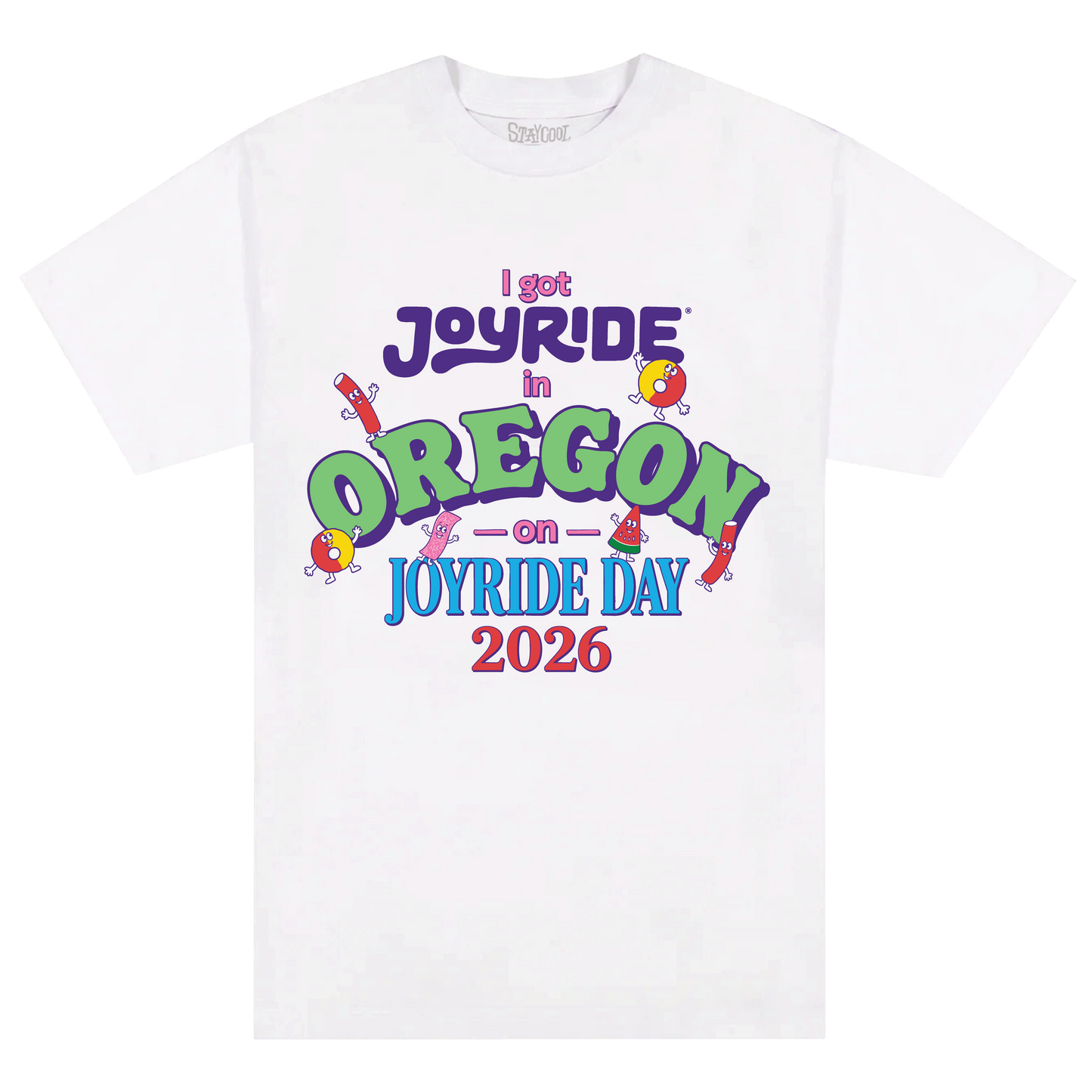 Staycool X Joyride Oregon Tee (White)