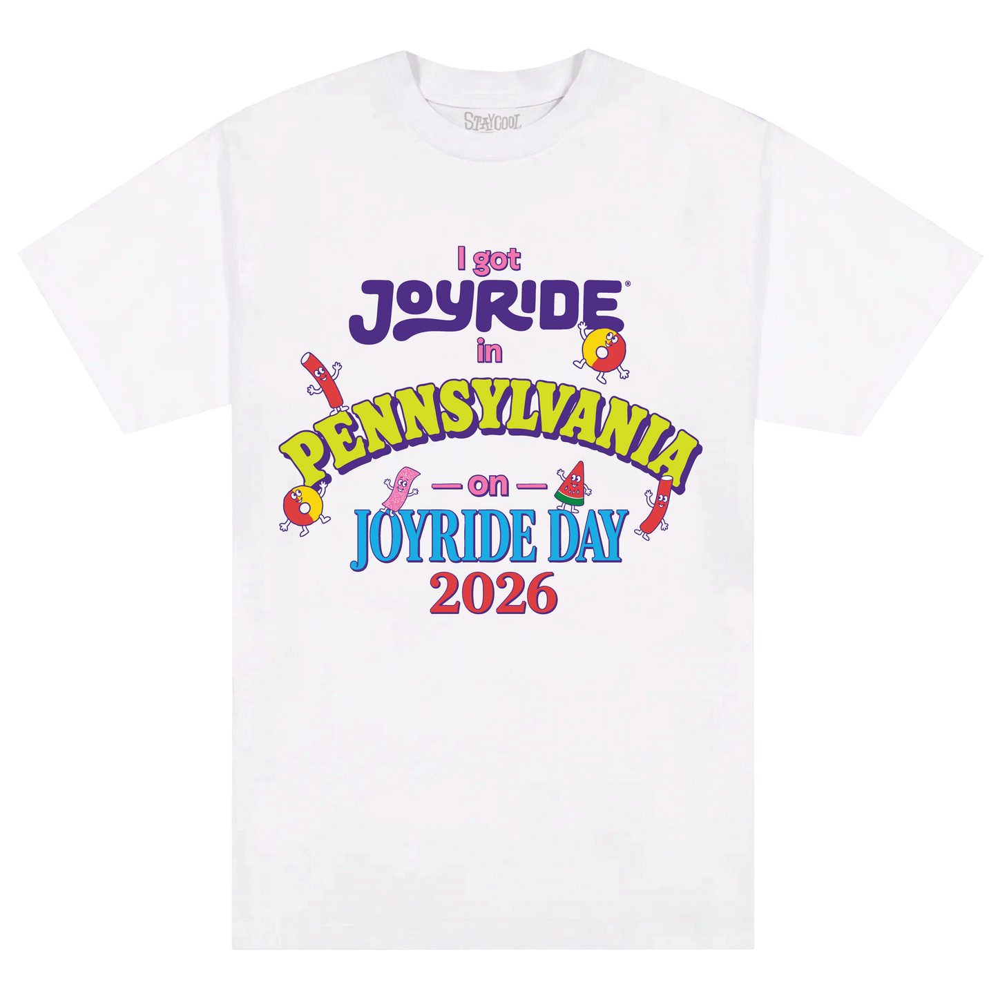 Staycool X Joyride Pennsylvania Tee (White)