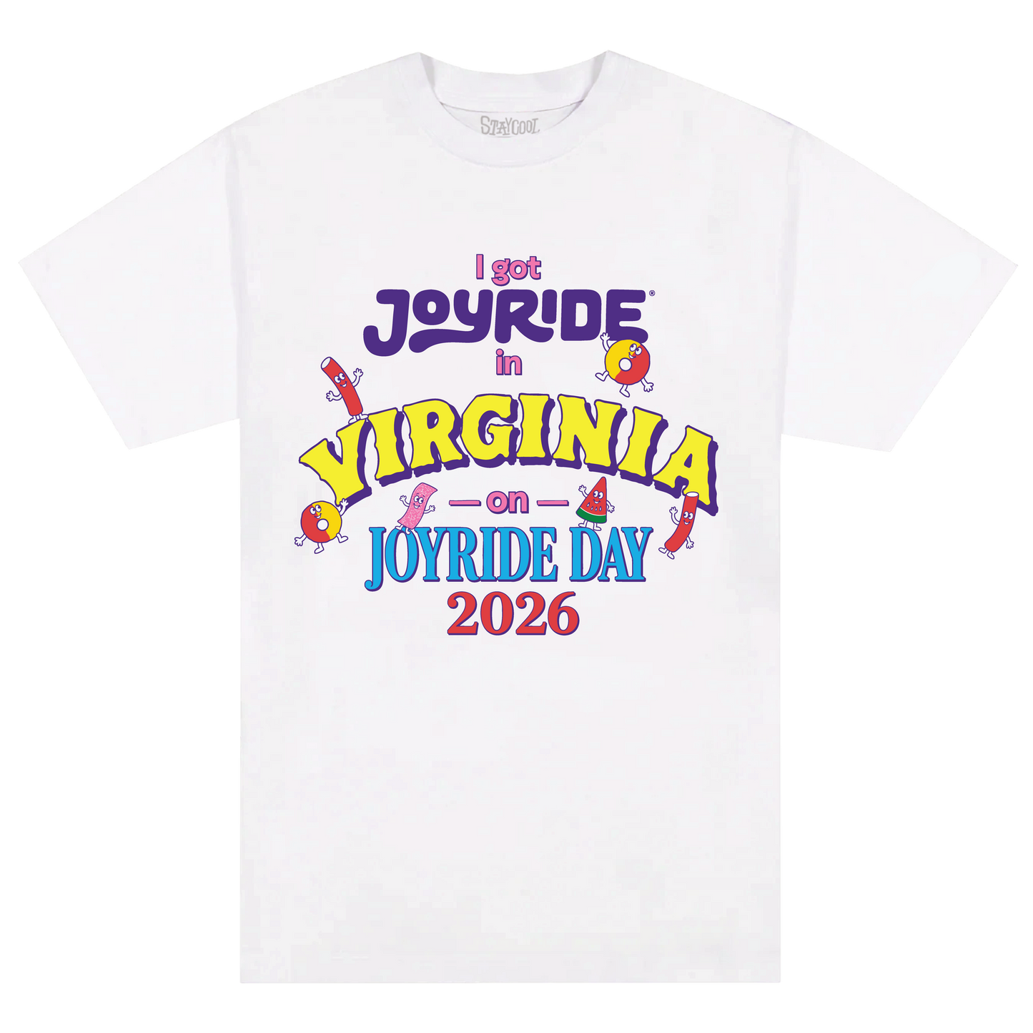 Staycool X Joyride Virginia Tee (White)