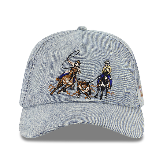 Rodeo Denim Cap (Lightwash Denim)