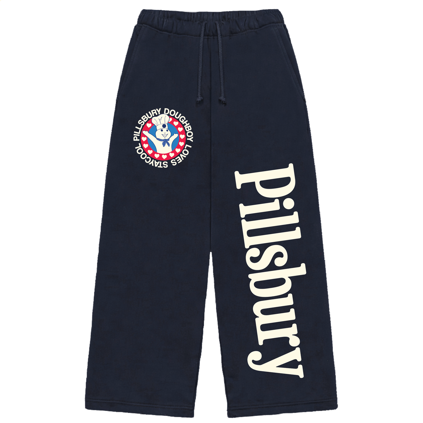 Pillsbury Love Straight Sweatpants (Navy)