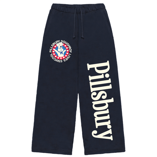 Pillsbury Love Straight Sweatpants (Navy)