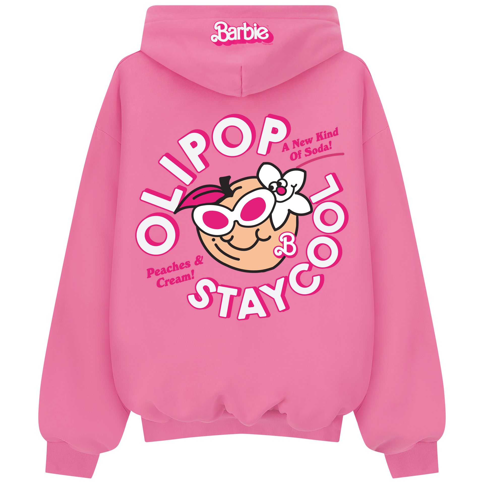 barbie4214 インスタグラムパーカー Olipop Barbie Peaches & Cream Hoodie – Staycoolnyc