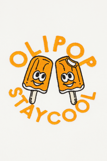 Olipop Orange Cream Sweatpants (White)