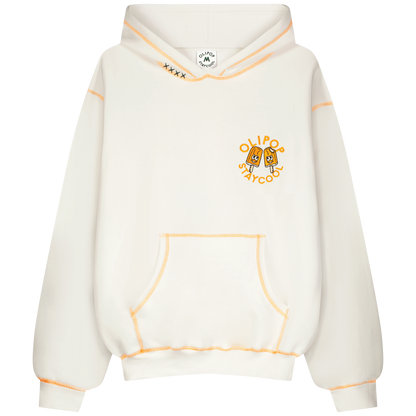 Olipop Orange Cream Hoodie (White)