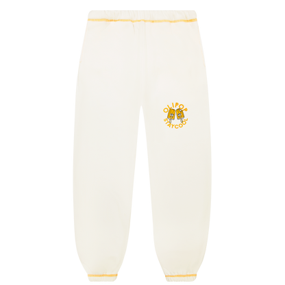 Olipop Orange Cream Sweatpants (White)