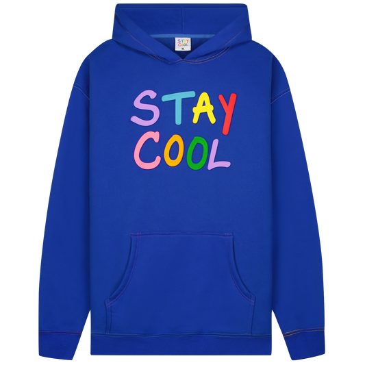 Puff Paint Hoodie (Royal Blue)