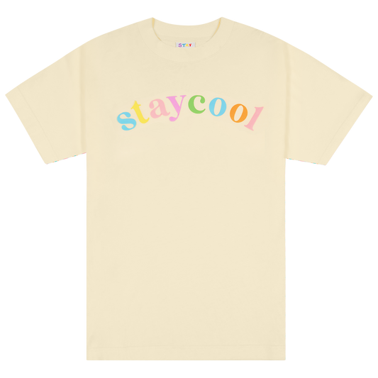 Rainbow Arch Tee (Cream)