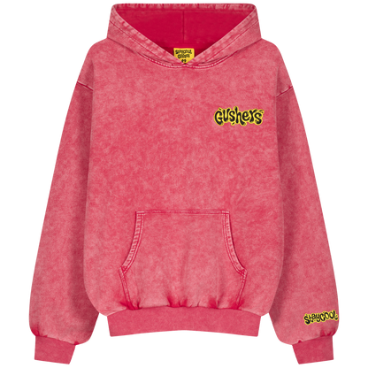 Staycool X Gushers Acid Wash Hoodie (Strawberry)