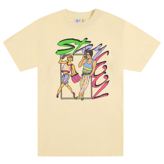 Retro Tee (Cream)