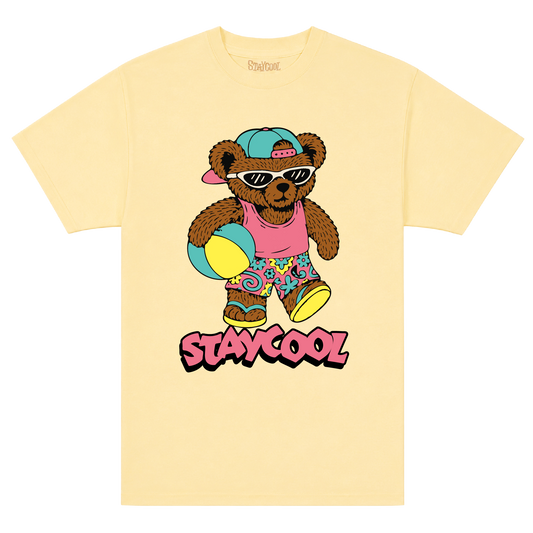 Beach Bear Tee (Butter)