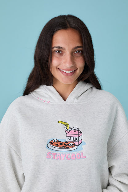 Cookies Hoodie (Heather Grey)