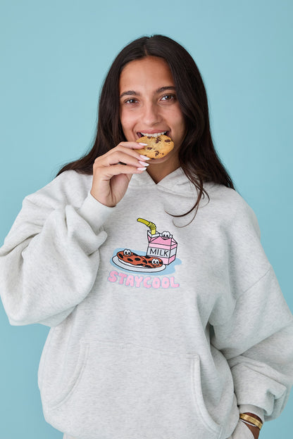 Cookies Hoodie (Heather Grey)