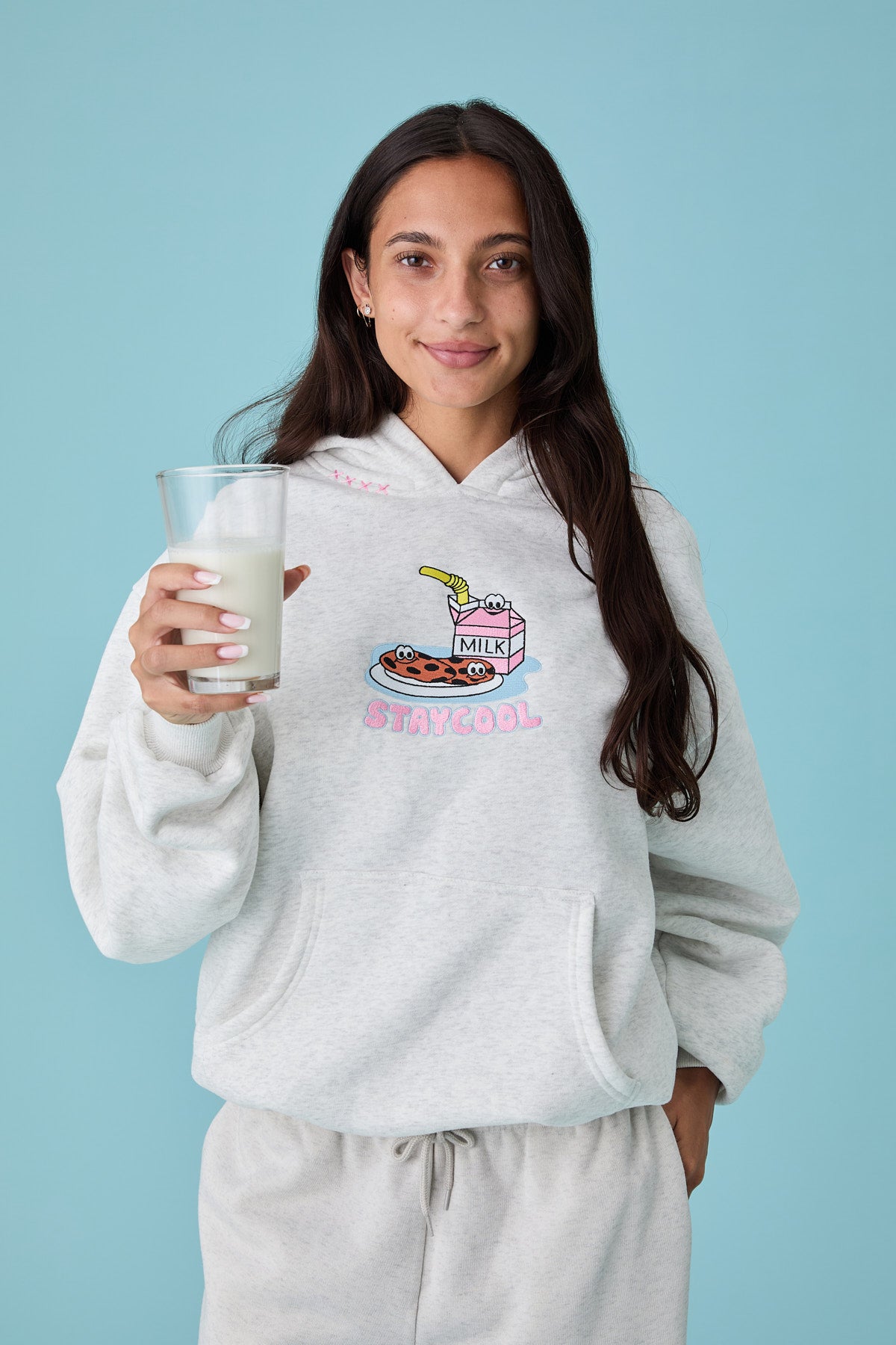 Cookies Hoodie (Heather Grey)