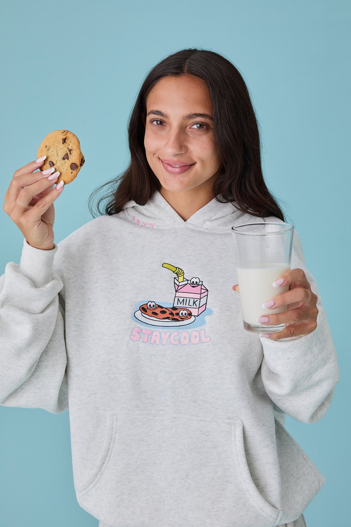 Cookies Hoodie (Heather Grey)
